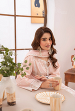 Farshi Shalwar with Embroidered Karma CollectionROSE QUARTZ SKU:KC-1476