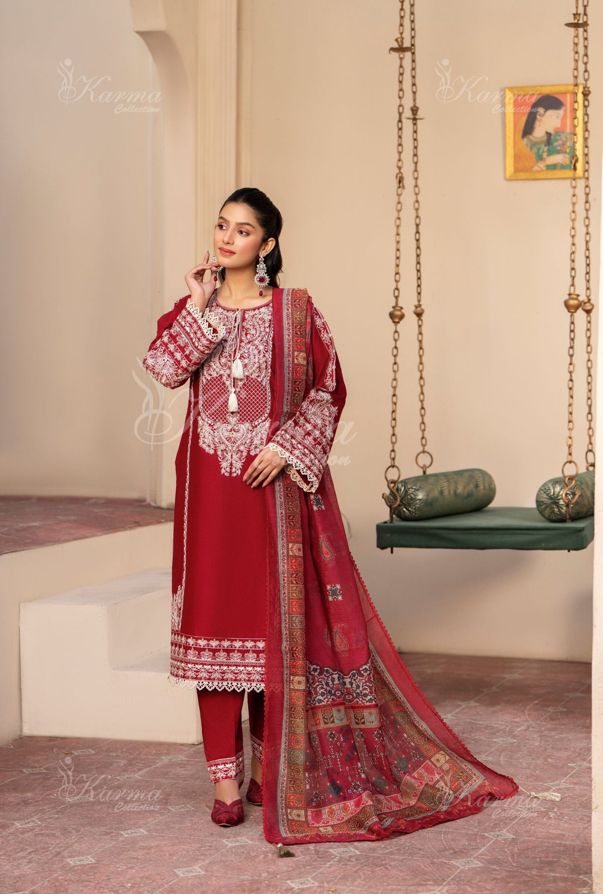 Karma Collection Saffron Red KC-1425