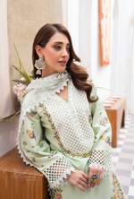 Farshi Shalwar with Embroidered Karma CollectionPISTACHIO GLOW SKU:KC-1480