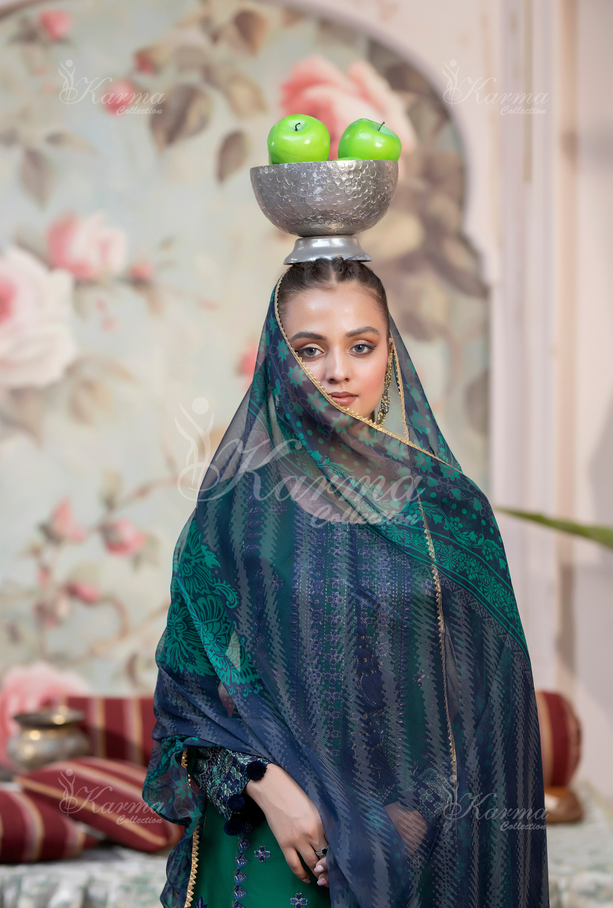 Karma Collection DARK GREEN KC-1452- Eid Colletion