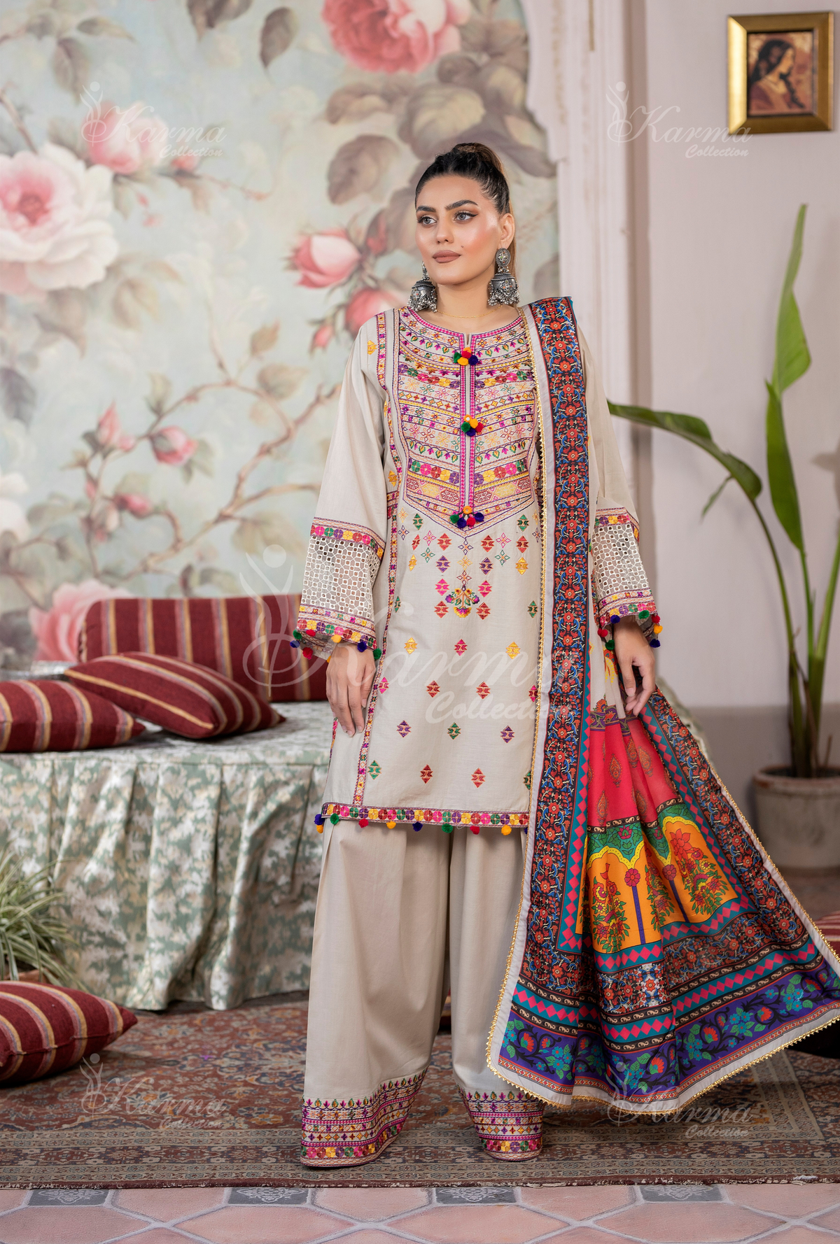 Karma Collection Cotton KC-1454- Eid Colletion