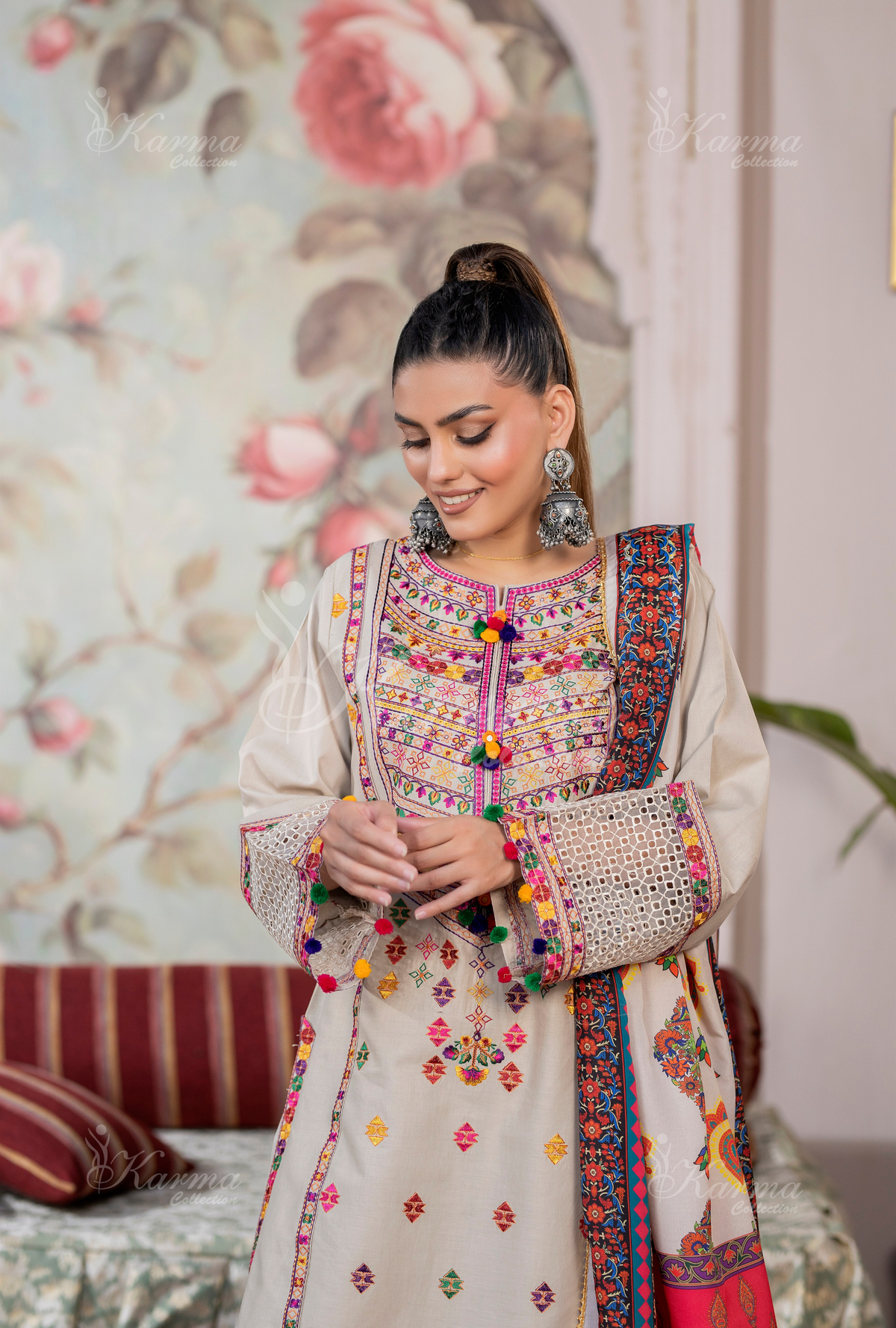 Karma Collection Cotton KC-1454- Eid Colletion