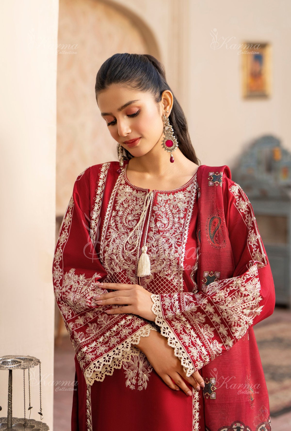 Karma Collection Saffron Red KC-1425