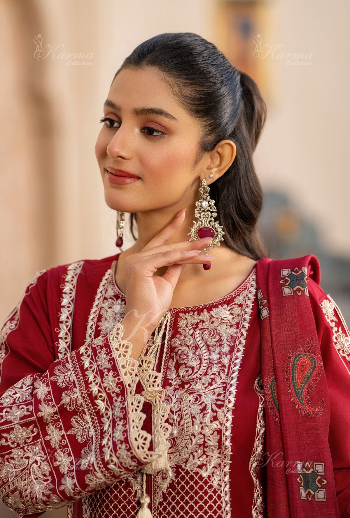 Karma Collection Saffron Red KC-1425