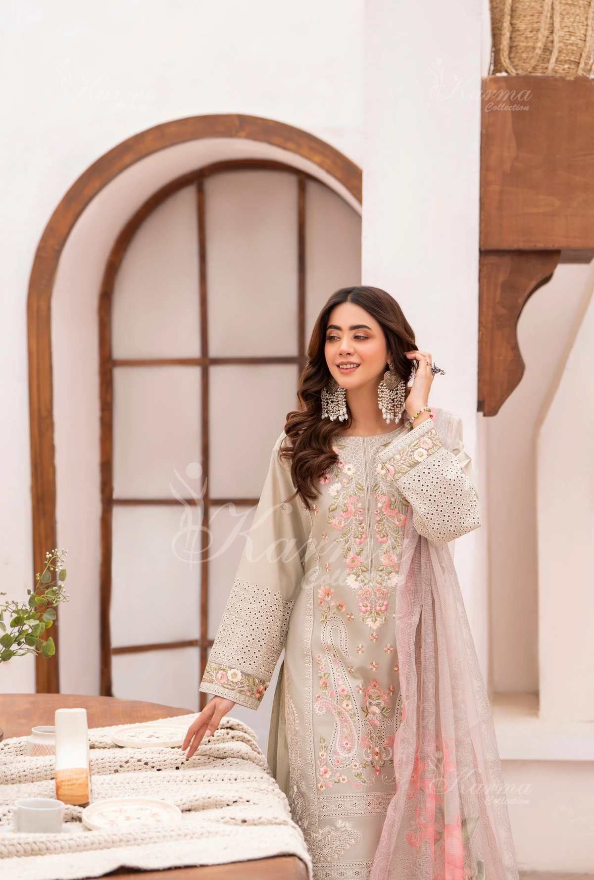 Eid Dresses By Karma CollectionDew Clay SKU:KC-1482