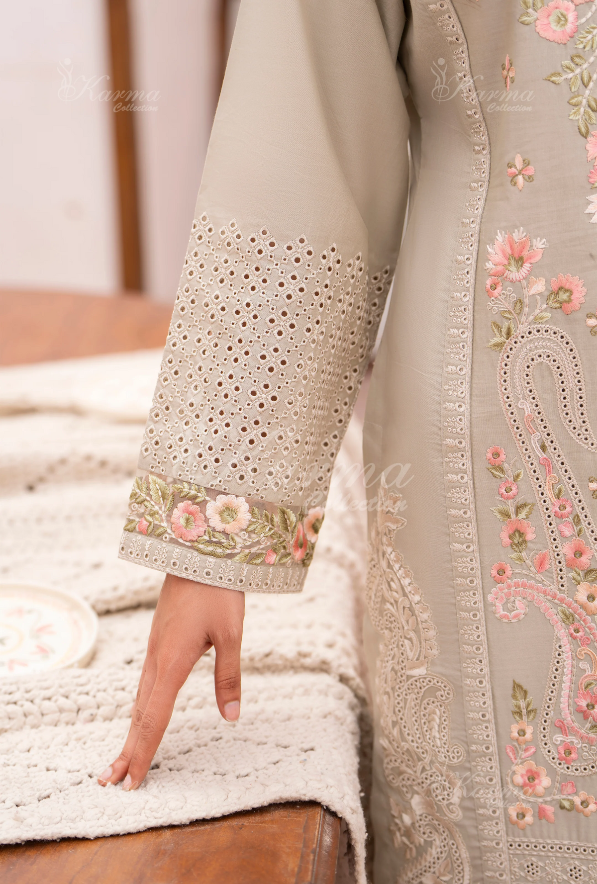 Eid Dresses By Karma CollectionDew Clay SKU:KC-1482