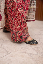 Farshi Shalwar with Embroidered Karma CollectionVANILLA DUST SKU:KC-1479