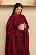 Reet By Ramsha - Three piece embroidered karandi suits with embroidered karandi shawls stitched & embellished | Original Ramsha Karandi Collection 2024 | R-1204