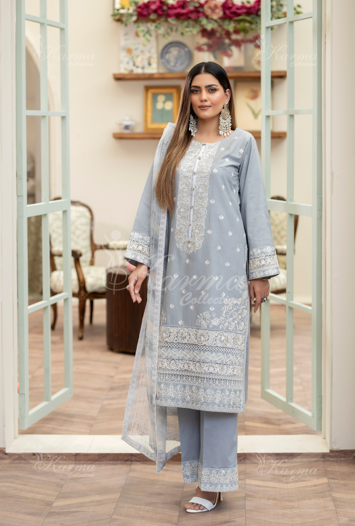 Karma Collection SMOKE KC-1455- Eid Colletion