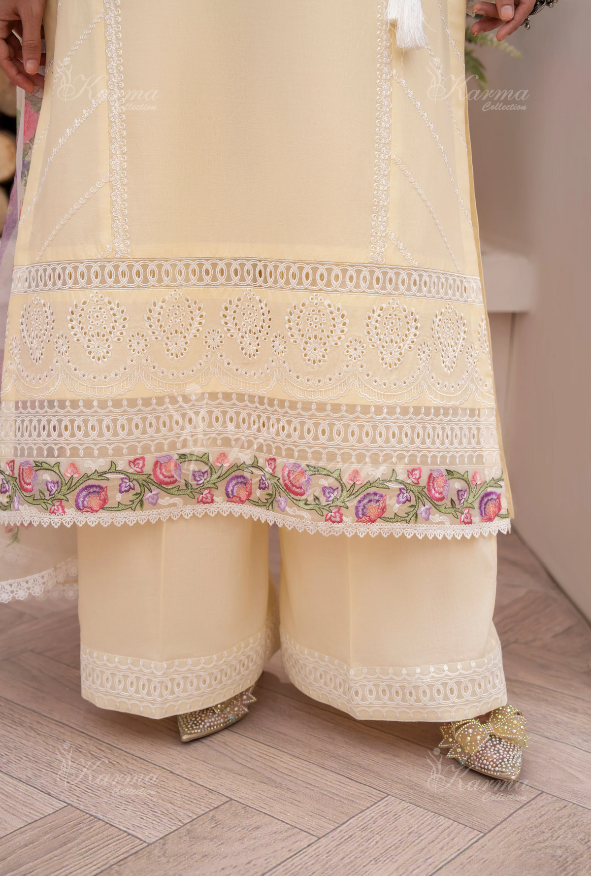 Eid Collection By Karma CollectionButter Yellow SKU:KC-1481