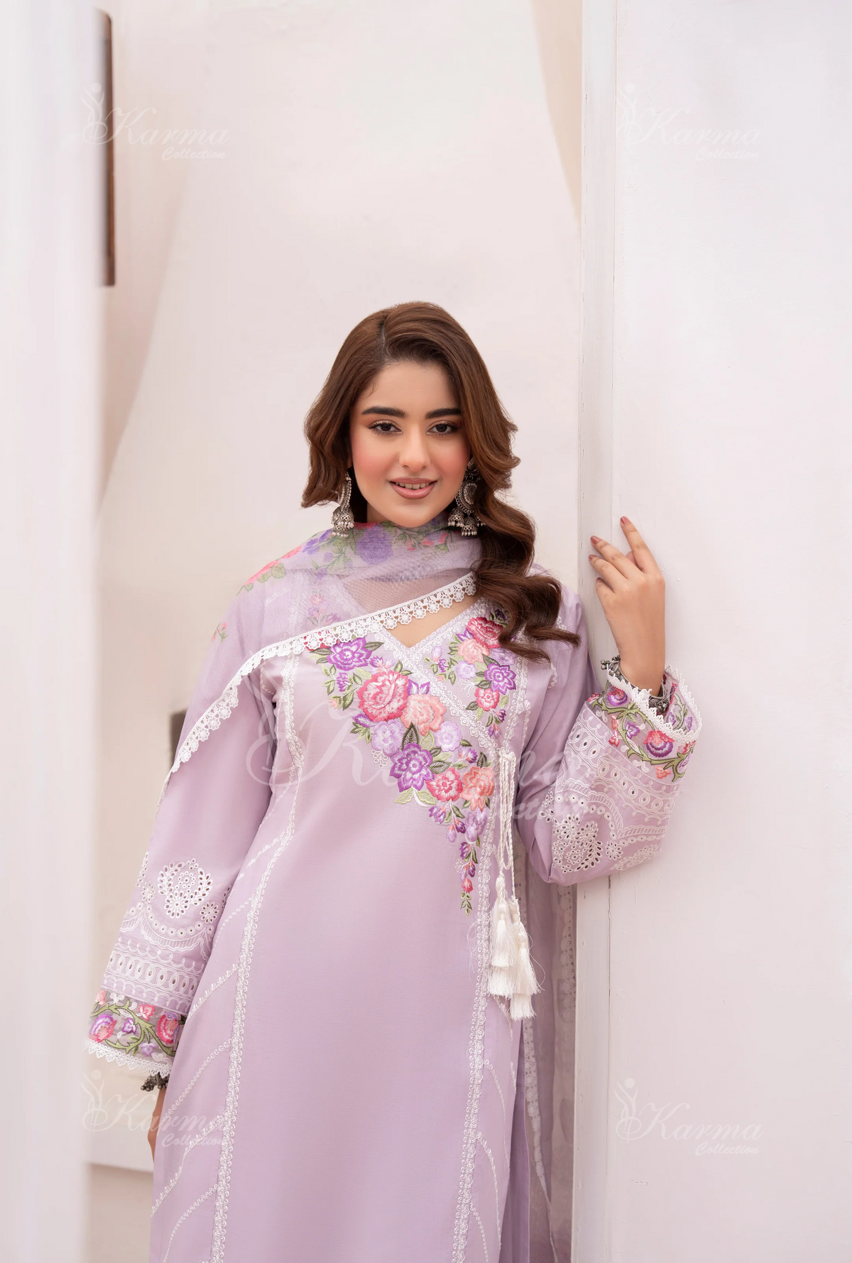Eid Collection By Karma CollectionMOONLIT PURPLE SKU:KC-1481