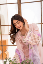 Eid Outfits By Karma CollectionPASTEL BLUSH PINK SKU:KC-1478
