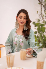 Eid Outfits By Karma CollectionMINT GREEN SKU:KC-1478