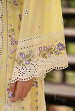 Rang Ja Fully Embroidered Farshi Shalwar 1486 Karma Collection SUNLIT Chikankari Multi Thread Embroidery