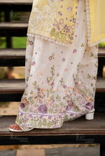 Rang Ja Fully Embroidered Farshi Shalwar 1486 Karma Collection SUNLIT Chikankari Multi Thread Embroidery