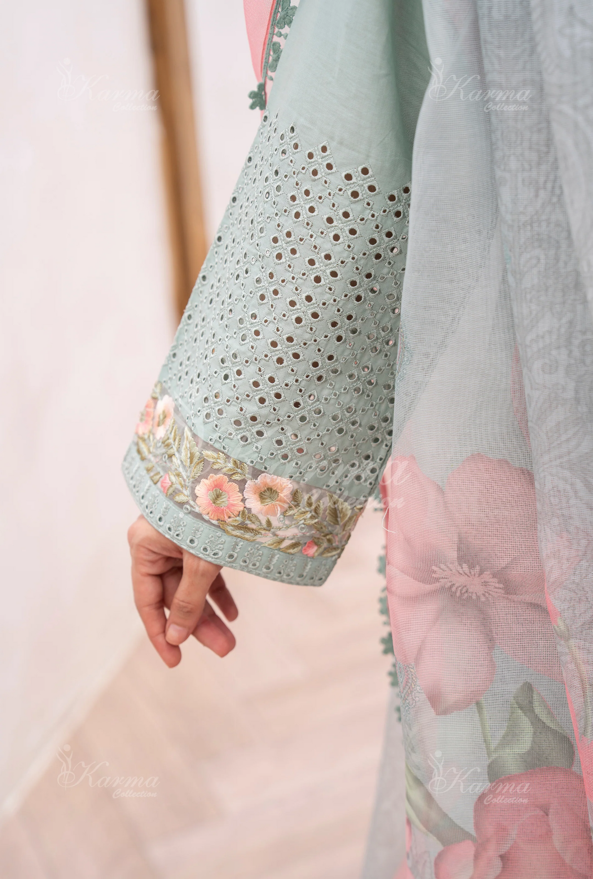 Eid Dresses By Karma CollectionSea Breeze SKU:KC-1482