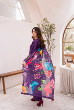 Eid Outfits By Karma CollectionVIOLEТ SKU:KC-1485