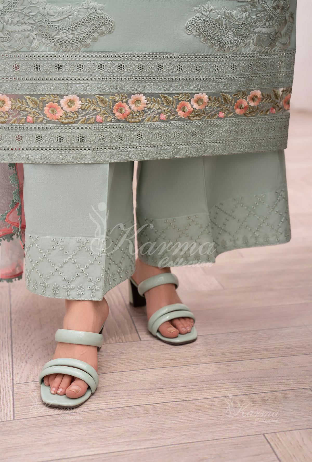 Eid Dresses By Karma CollectionSea Breeze SKU:KC-1482