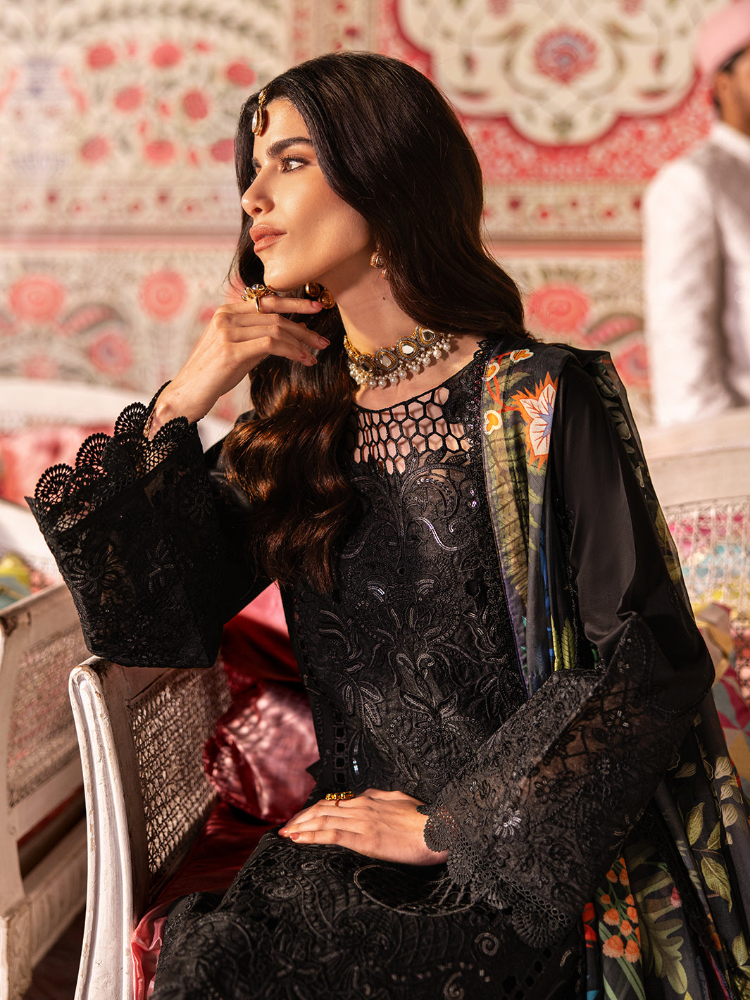 Husn e Jahan Luxury Lawn '25| Aaina | 3 PC Luxury Lawn