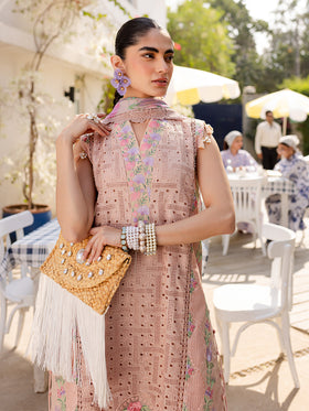 MS-08 | 3 PC Eid Luxury Lawn 25 | Monaco by Parishay