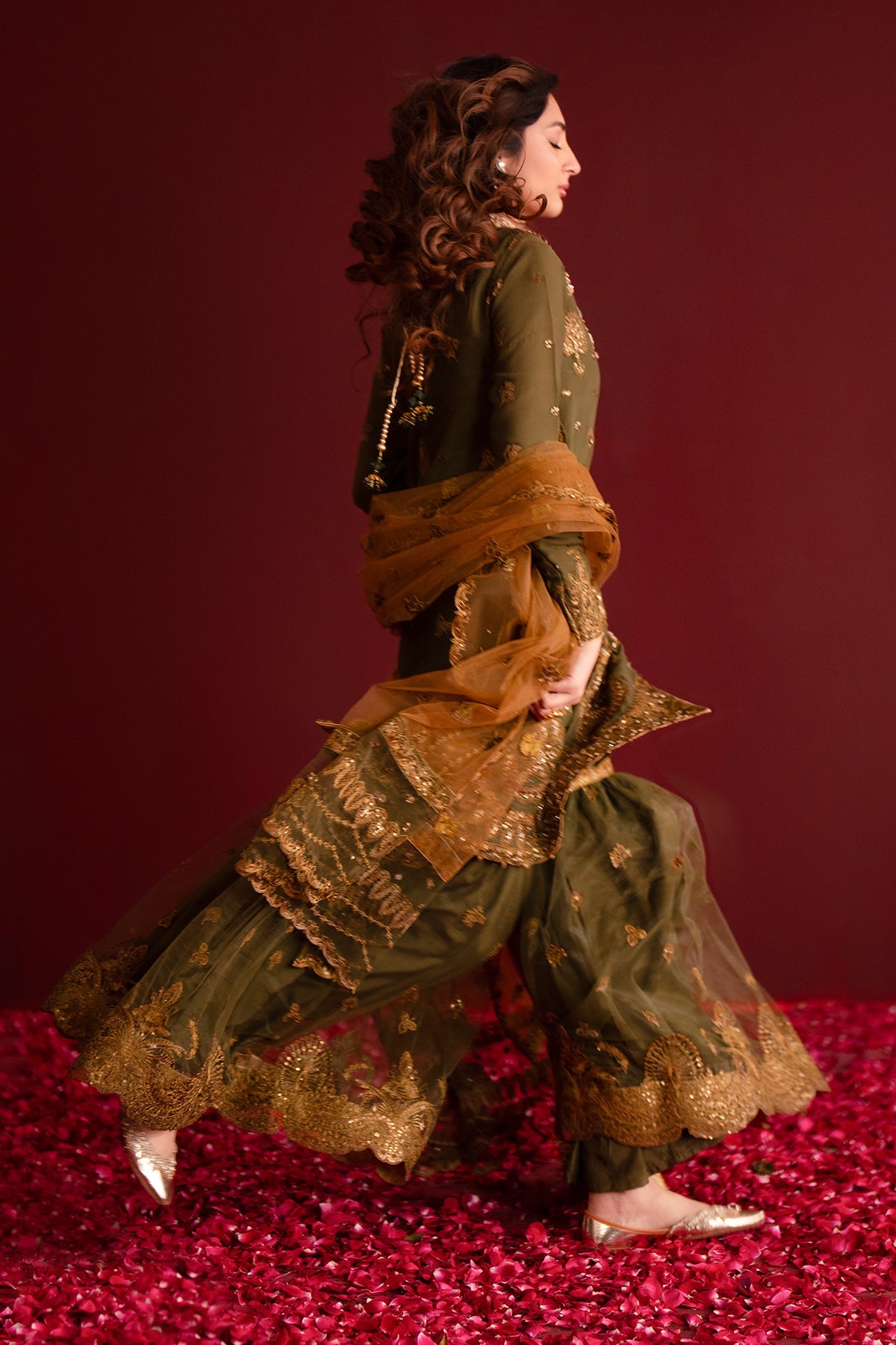 Sunoora | Nooresha By Emaan Adeel | Embroidered 3 Piece Chiffon Suit Stitched | Eid 2025