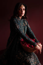 Kavya | Nooresha By Emaan Adeel | Embroidered 3 Piece Chiffon Suit Stitched | Eid 2025