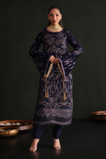 Zarifa | Nooresha By Emaan Adeel | Embroidered 3 Piece Chiffon Suit Stitched | Eid 2025