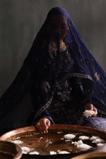 Zarifa | Nooresha By Emaan Adeel | Embroidered 3 Piece Chiffon Suit Stitched | Eid 2025