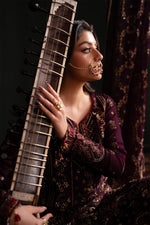 Jenan | Nooresha By Emaan Adeel | Embroidered 3 Piece Chiffon Suit Stitched | Eid 2025