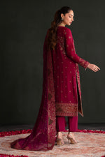 Nishta | Nooresha By Emaan Adeel | Embroidered 3 Piece Chiffon Suit Stitched | Eid 2025