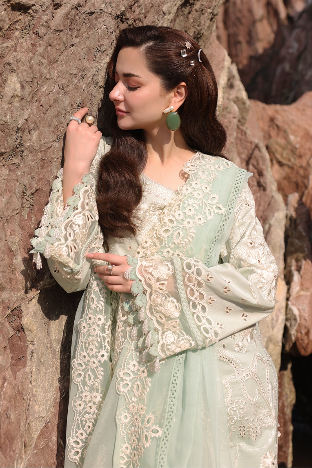 Hania Luxury Lawn'25 | SL 80 Zimal | IMROZIA PREMIUM | Serene