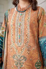 Stitched 3 Piece printed With Embroidered Winter khaddar Bana Dora Collection '24 MS 4054
