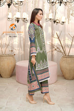 Stitched 3 Piece printed With Embroidered Winter khaddar Bana Dora Collection '24 MS 4047