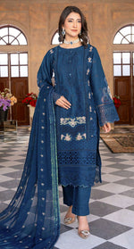 Ready to wear 3 piece Embroidered chikankari Lawn Cotton Suit