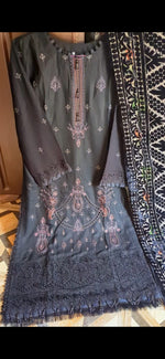 Winter Collection Dhanak Stitch 3Pc Suite with Palachi shawl