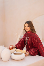 Winter Luxury 3 Piece Embroidered Mishaal Karma CollectionEMBER SKU:KC-1537