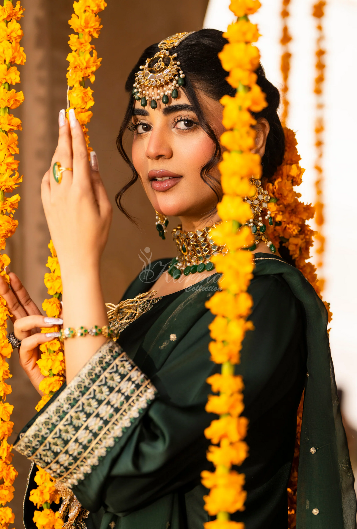 Chiffon 3 Piece Embroidered Hayat Karma Collection HOT ROSE F-493