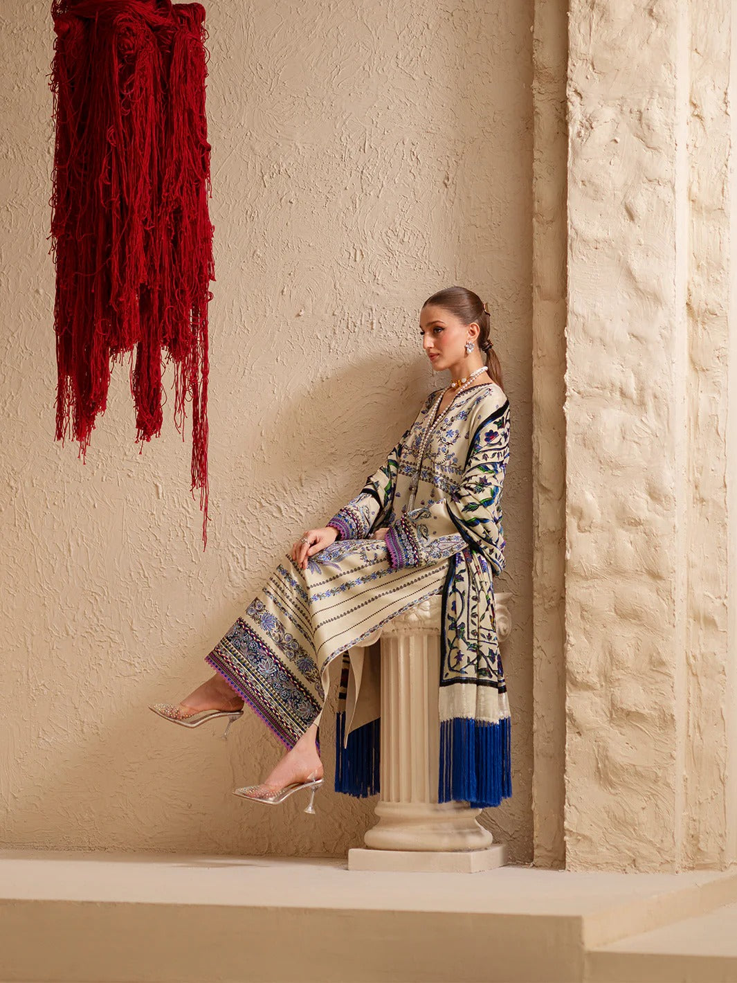 Saqqara-fall-winter Stitched 165 - B | 3 PC EmbroideredKotrai