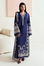 Afrozeh 10036-Indigo Plum-Basic Pret' 2025