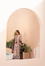 Winter Luxury 3 Piece Embroidered Mishaal Karma CollectionALMOND SKU:KC-1531