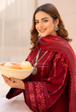 Winter Luxury 3 Piece Embroidered Mishaal Karma CollectionEMBER SKU:KC-1537