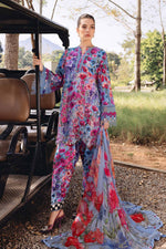 M Prints by Maria B Stitched Lawn 3 Piece Suit D-02 B - Summer Collection