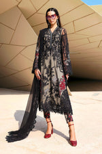 Maria B Stitched Embroidered Luxury Lawn 3 Piece Suit D-2607-B- Eid Collection
