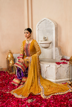 Festive Edit 2026 Karma Collection JAHAN-ARA BLACK TURMERIC F-502