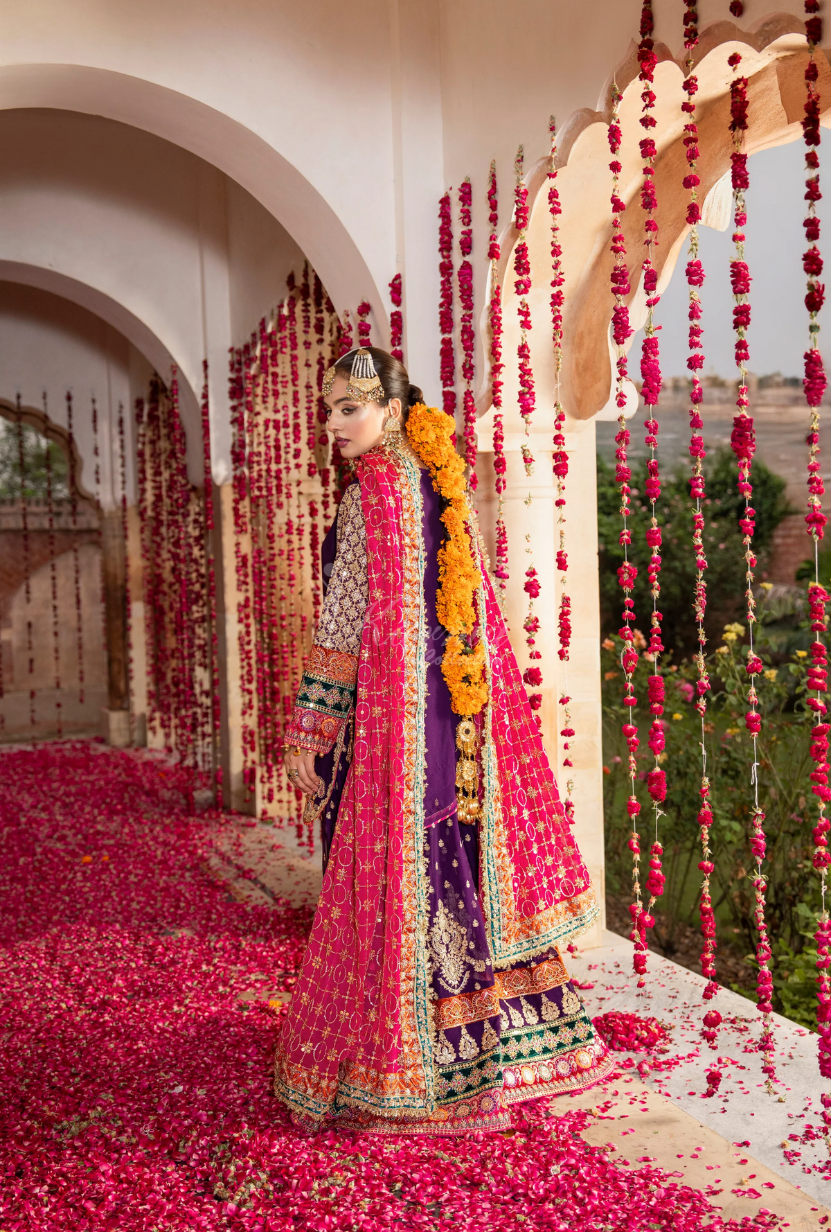 Festive Edit 2026 Karma Collection JAHAN-ARA ROYAL PURPLE F498