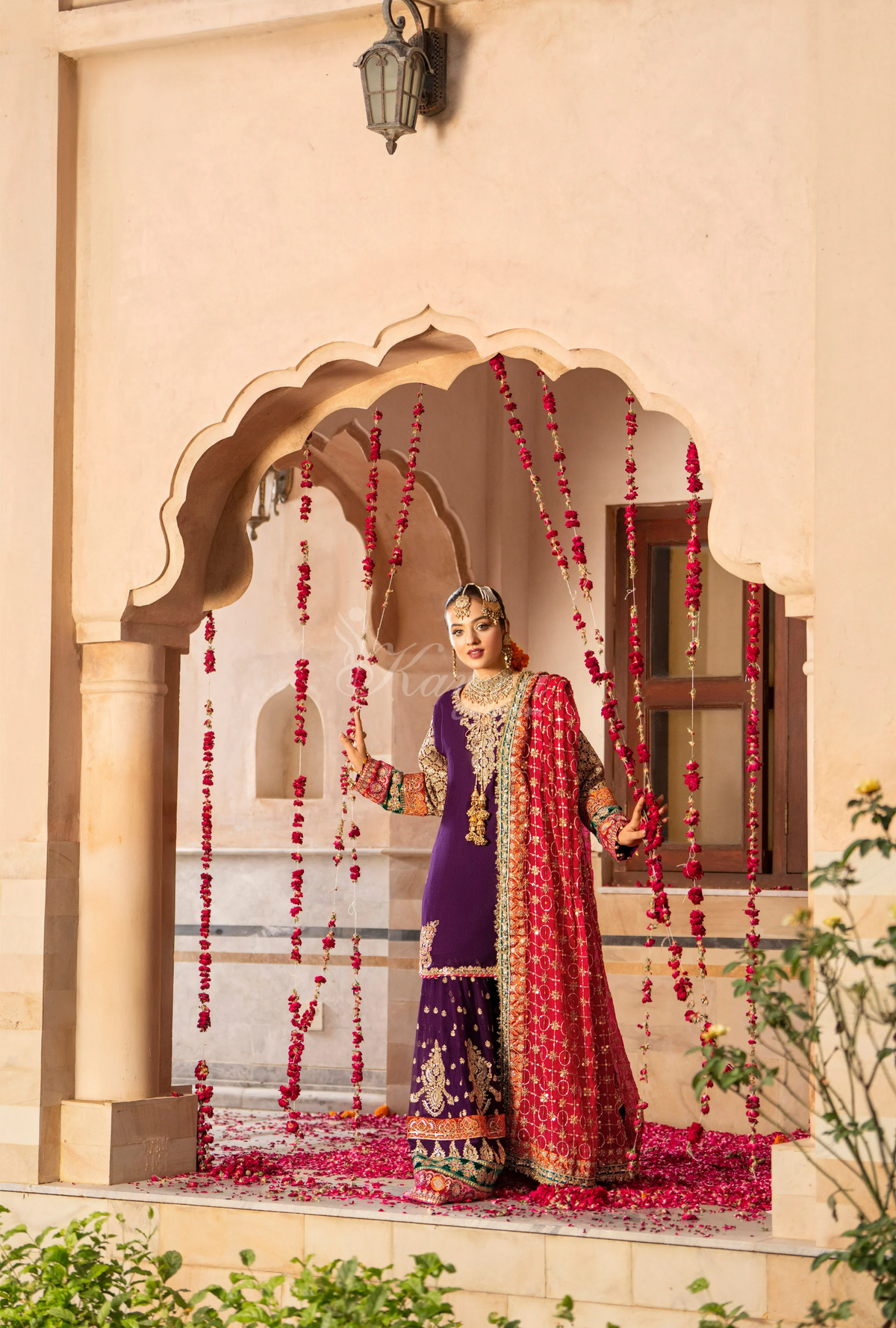 Festive Edit 2026 Karma Collection JAHAN-ARA ROYAL PURPLE F498