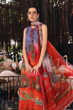 M Prints by Maria B Stitched Lawn 3 Piece Suit D-07 B - Summer Collection