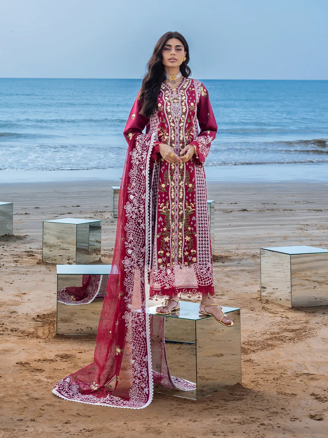 Eid 2026 Sirene Luxury Lawn Stitched S-011