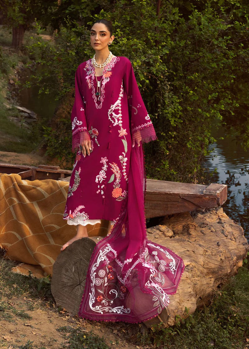 CRIMSON MIRROR GARDEN - D3A STITCHED