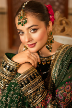 Festive Edit 2026 Karma Collection JAHAN-ARA KELLY GREEN F-499